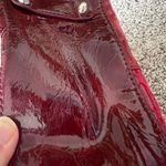 M.C. GENUINE LEATHER RED HANDBAG PURSE SHOULDER FAUX CROC SNAKE Photo 5