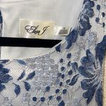 Eliza J ✨ Women's Sleeveless Lace Blue Floral Trap Sz 14 Dress✨ Photo 5