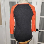 47 Brand NWT 47 Womens NHL Philadelphia Flyers 3/4 Sleeve Raglan‎ Tee Tshirt Small Photo 1