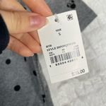 Disney Minnie Mouse Grey Sleep Gown Dress Hooded NWT Dot Red Embroidered Small Photo 1