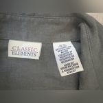 Classic Elements  Gray Linen Blend Shirt 🤎 Photo 4