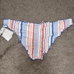 Salt Life Striped  Bikini Bottom with Ruffle Trim Photo 3