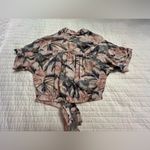 American Eagle  Outfitters Hawaiian tie front crop top Photo 3