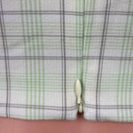 Aritzia NEW Sunday Best Tatiana Lola Green Plaid Slit Straight Mini Skirt Size 2 Photo 5