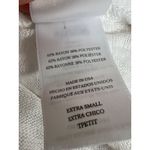 Rails Aden Slub V Neck Top Size XS White Dropped Shoulder Lightweight NWT Photo 9