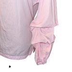 Banana Republic  Women's Gingham Pink Ruffle Sleeve Blouse Waist Tie Bow Small Photo 2