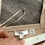 ALC Frank A.L.C. Light Tan Cropped Knit Top XS Photo 5