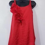 Cynthia Steffe Sateen Ruffle Scoop Neck Blouse Photo 0