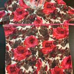 Talbots  Womens Cardigan Sweater Floral Print Button Up Knit Top Size L Feminine Photo 5