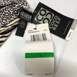 Coco reef  Bikini Bottom High Rise Reversible Zebra Leopard Print Brown White L Photo 4