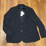 Universal Standard NWT  The Pinstripe Blazer Graphite Office Career 18-20 M Photo 1