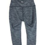 Tesla Womens Cropped Leggings Heathered Gray Size XS Photo 1