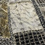 Flashback Velour Patchwork Blazer Jacket Size Small Brown Photo 6