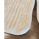 Cynthia Rowley ⭐️ 100% Cotton Long Sleeve Knit Winter Sweater Back Button Up S Photo 2