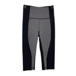 Lululemon  Wunder‎ Under Crop High Rise Curve 17" Heathered Black Leggings Size 6 Photo 1