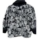 Vintage Duffel Outdoor Faux Fur Jacket Coat Black mid length Sz Small Black USA Photo 14