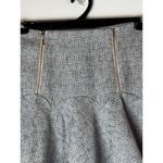 Rebecca Taylor Skirt Women 4 Gray Shark Tweed Pleated A Line Mini NWT Preppy Photo 7