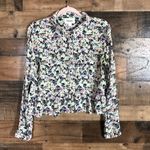 Ganni  floral‎ button up top Photo 6
