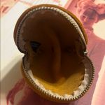 Mustard Yellow Leather Coin Purse Photo 6