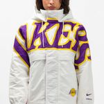 Nike NWT  X AMBUSH LAKERS WHITE PURPLE PUFF JACKET Photo 0