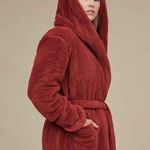 UGG  Aarti Belted Fleece Robe, Rubious, Size Medium, $98 Photo 0