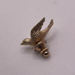 Signed Avon Bird Brooch Tack Pin Gold Tone Photo 3