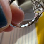 Elegant moissanite round 1 carat Heart Photo 7