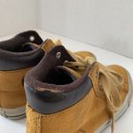 Converse Men Size 3 Womens 5 High Top Shoes Sneakers Mustard Suede Leather Photo 4