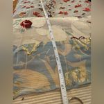 Anna Sui Silk Blend Boho Patchwork Slip Dress Size 2 – Floral Lace Trim Midi Photo 6