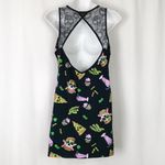 Jawbreaker Skull Fast Food Bodycon Dress Size XL Black Photo 3
