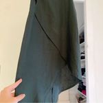 SIR The Label Rosa Linen Asymmetric Midi Dress in Forest Size 1 Retail $190 Photo 8