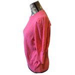 Davi & Dani  Pink Puff Sleeve Sweater size medium Photo 2