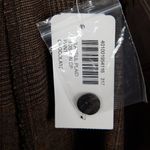 Chico's  Playful Plaid Boston Crop Pants in Chocolate Brown Women's Size 2 NWT Photo 5