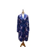 Morgan Lane X Fab Fit Fun Plus Size Floral Print Short Robe Blue One Size Boho Photo 1