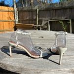 BCBGMAXAZRIA  Women’s Taylor‎ Twist-Strap Sandal in white size 8.5 Photo 5