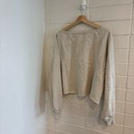 Free People NWOT  for the win off the shoulder sweatshirt in light grey Photo 2
