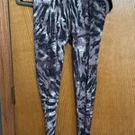 Adidas Graphic Print Leggings - Black and Gray Photo 0