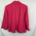 Coldwater Creek  Barbie Pink Linen Silk Blazer Small Photo 5