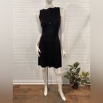 St. John  Couture by Marie Gray Sequin Knit Elegant Black Sleeveless Dress Photo 2