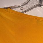 Nine West Mustard Sleeveless Top with Grommet Detail Work Career Office FLAWS Photo 5