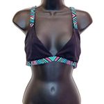 NWT Sundazed Black Gia Bikini Top Strappy Size M Photo 1
