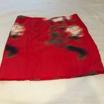 Anthropologie Peter Som  Maeve Red Mini-Skirt NWT Photo 4