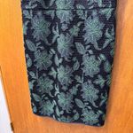 Tory Burch Floral Lace Applique Fishnet Sheath Short Sleeve Dress Navy Green 12 Photo 6