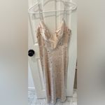 Here Comes the Sun Floral Beige A-line Midi Dress Photo 1