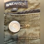 Beau Dawson Deep Olive Mid to High Rise Bootcut Lightweight Jeans Green Size 10 Photo 3