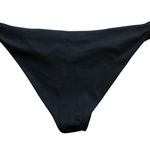 l*space L by Monica Wise Camacho Black Ribbed Bikini Bottom Women's Size XL NWT Photo 2