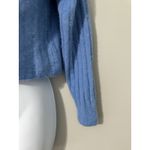 Naadam Lightweight Ribbed Cashmere Cropped Sweater Baby Blue Size M Size M Photo 4