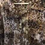 Christopher & Banks  Button Front Blouse XL Business Casual Top Photo 1