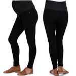 Motherhood Maternity  Secret Fit Belly Black Skinny Jegging Ankle Jeans Photo 1
