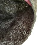 Green Chenille Scalloped Trim Collared Button Up Cardigan Sweater Y2K Large Photo 4